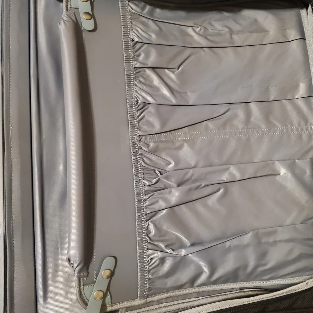 Brigs&Riley Sleek Black Men's Travel Luggage, Garment Bag Mens